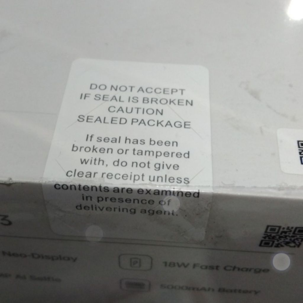 STIKER SEGEL HP REALME HITAM BARCODE STIKER SEGEL HP SAMSUNG REALME BENING SEGEL SAMSUNG HITAM PUTIH