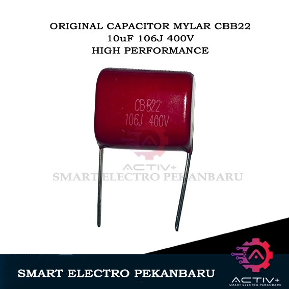 ORIGINAL CAPACITOR MYLAR CBB21 106J 400V 10uF KAPASITOR MILAR 400VOLT CAPASITOR 10UF 400 VOLT 400V M
