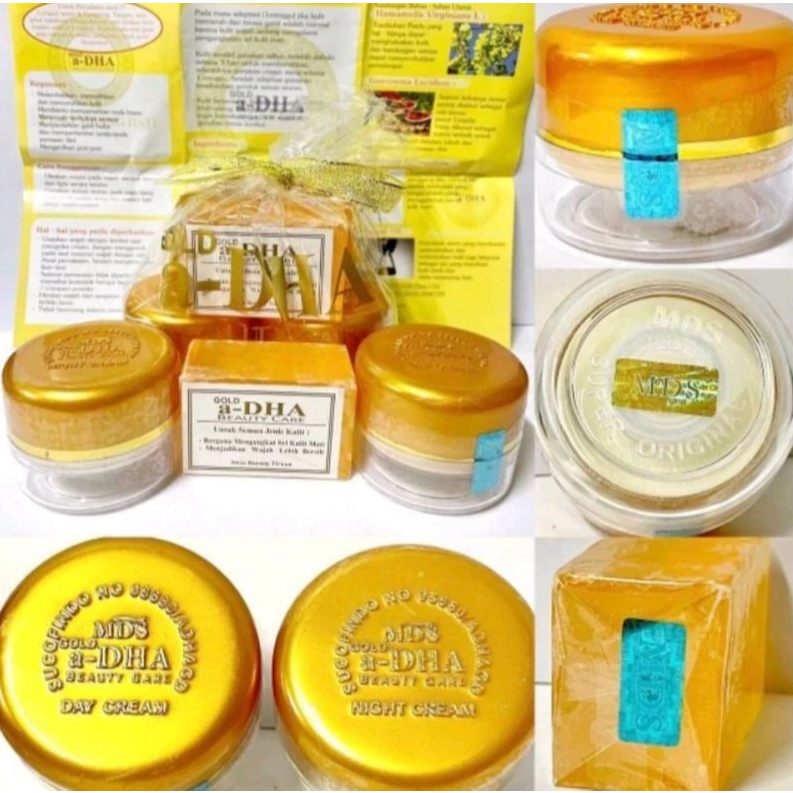 CREAM ADHA GOLD MDS / A DHA GOLD HOLO MDS ORIGINAL / ADHA RED MDS ASLI
