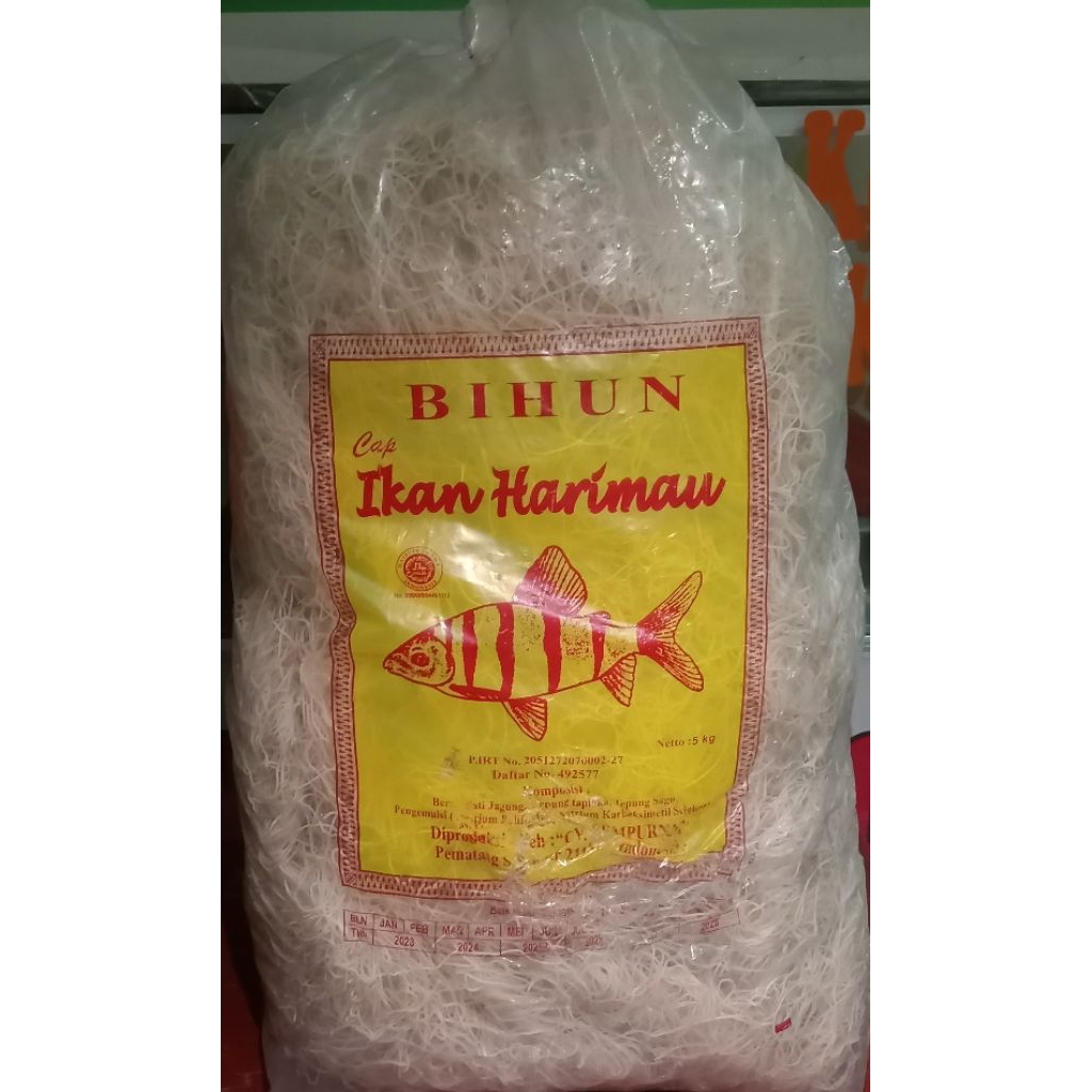 bihun cap ikan harimau / mihun cap ikan harimau 5kg