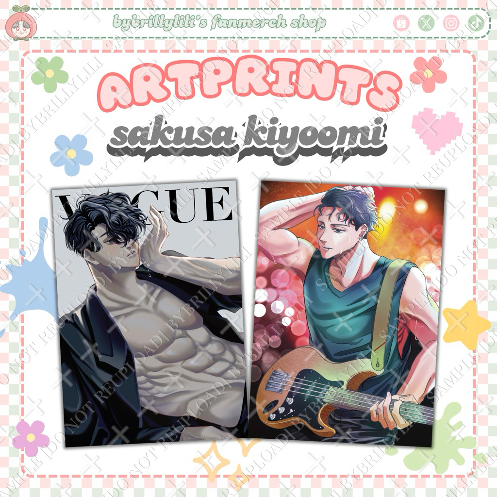 Haikyuu Sakusa Kiyoomi Art Prints (bybrillylili)
