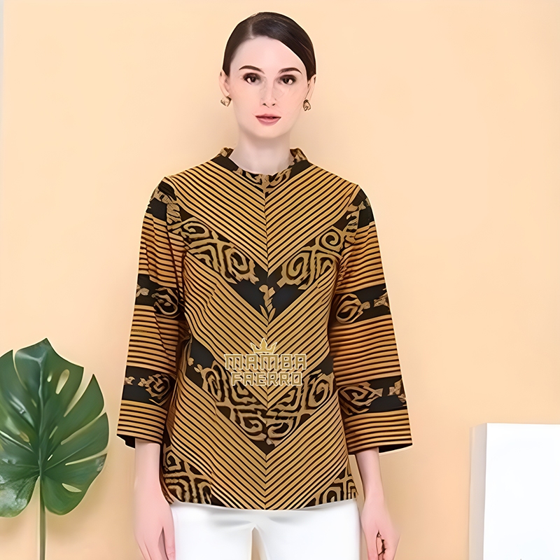Tunik Tenun Motif Batik Tenun Wanita & Baju Tenun Wanita