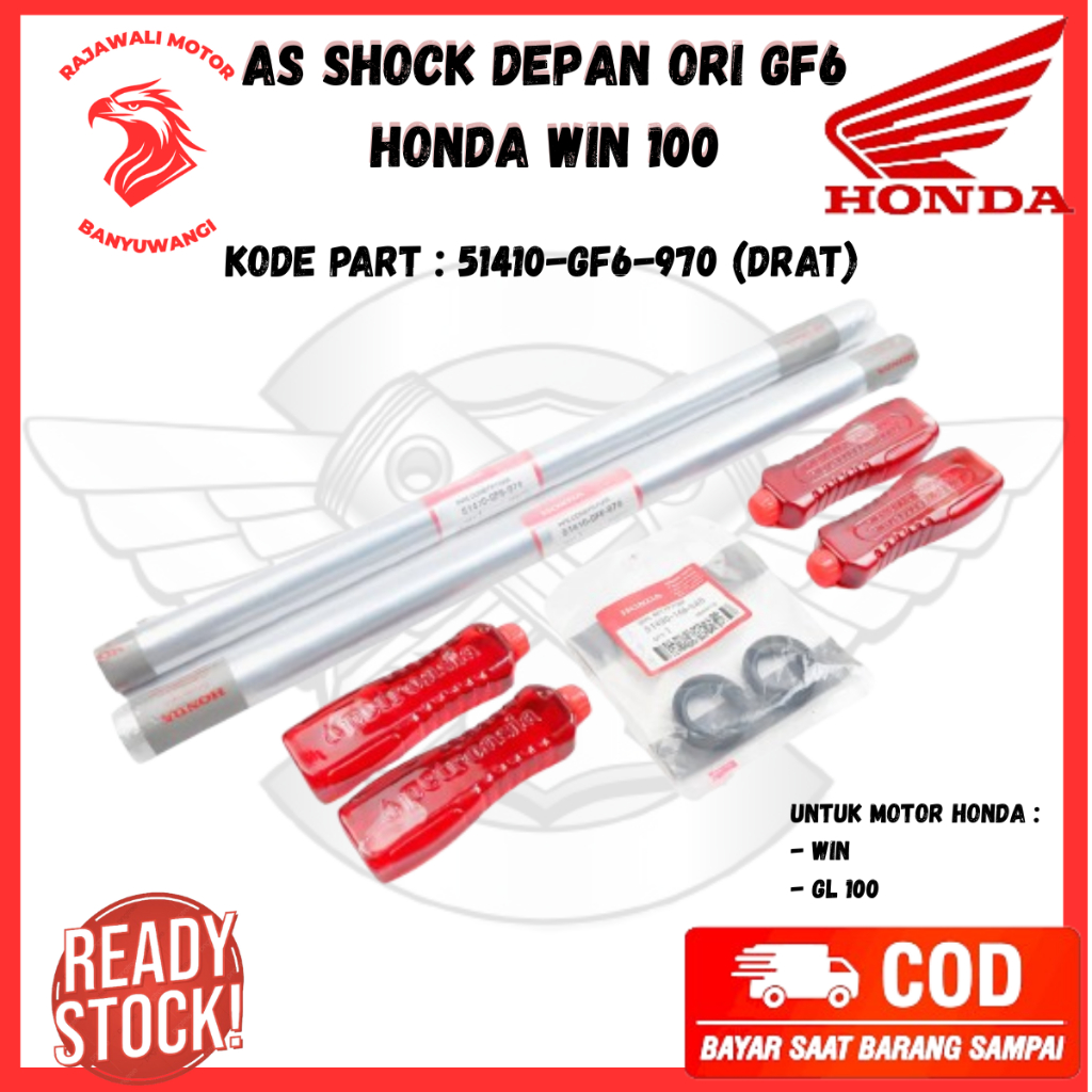 Shok Depan Honda Win Ori / As Shock GL 100 Ori / as shock breaker Motor Honda Win - 51410-GF6-970