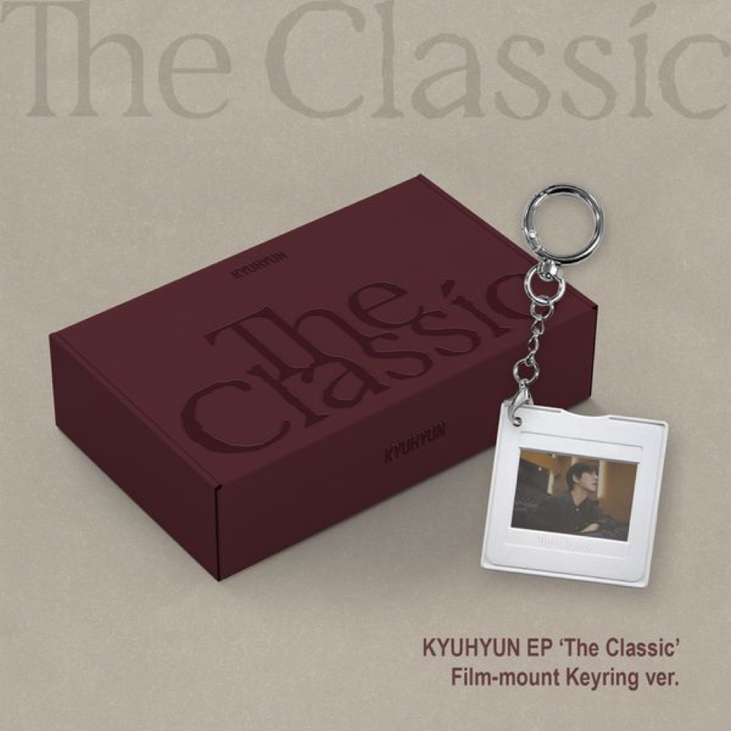 [PRE ORDER] ALBUM KYUHYUN [THE CLASSIC] FILM MOUNT KEYRING VER SUPER JUNIOR SUJU OFFICIAL MURAH