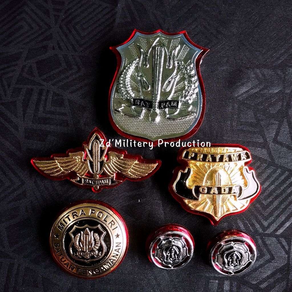 GADA PRATAMA SATPAM/PIN SATPAM/MADYA/UTAMA/KEWENANGAN SATPAM/MONOGRAM SATPAM