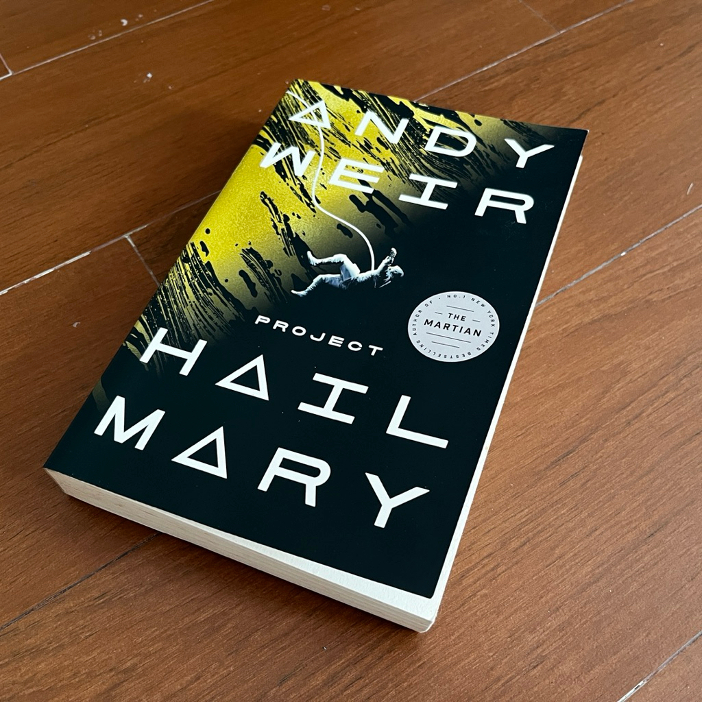 preloved buku novel andy weir project hail mary original