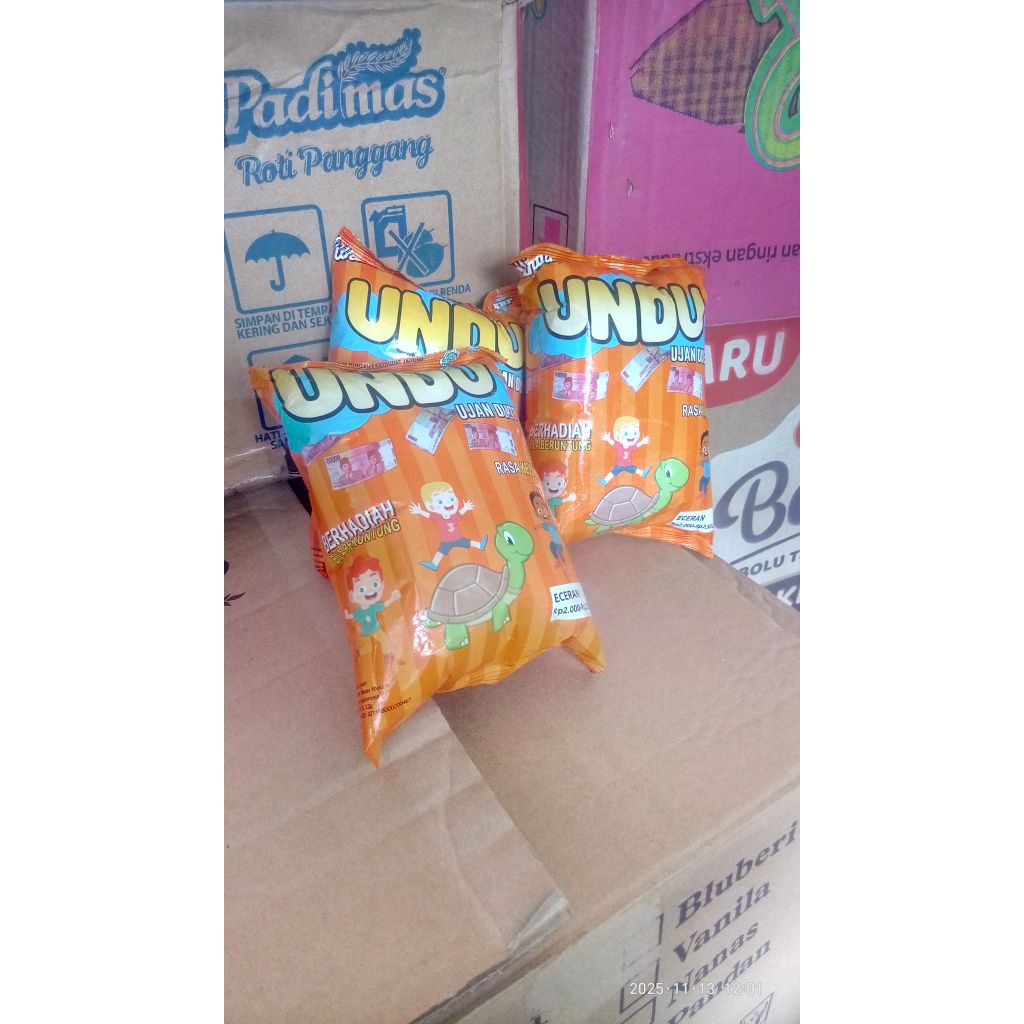 Undu Snack berhadiah uang bila beruntung