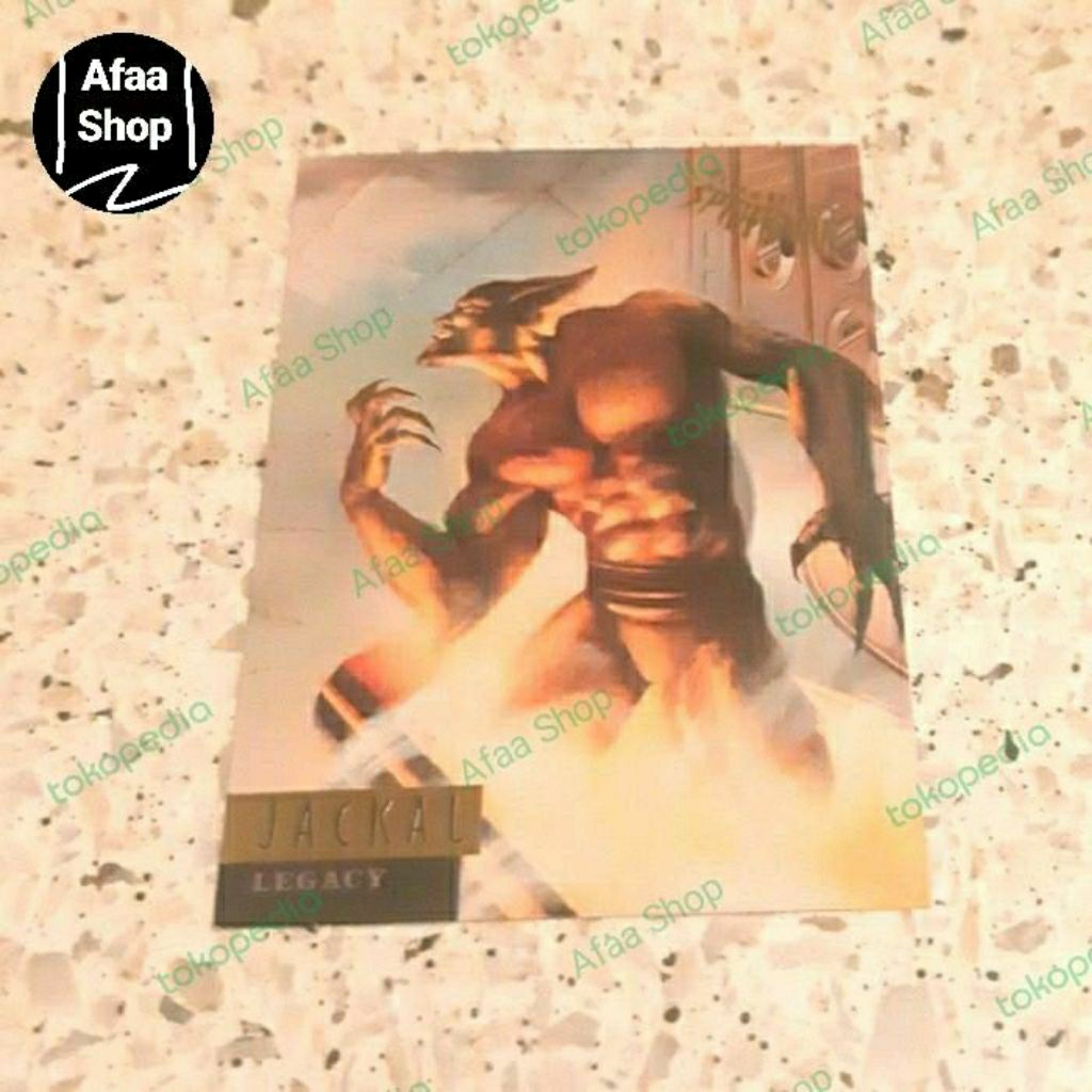 Kartu marvel fleer ultra spiderman jackal legacy 1995