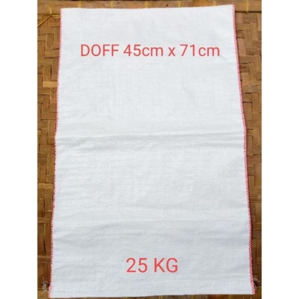 Karung Plastik 25KG UK 45x75cm BARU Goni Plastik 25KG Karung Goni 25KG