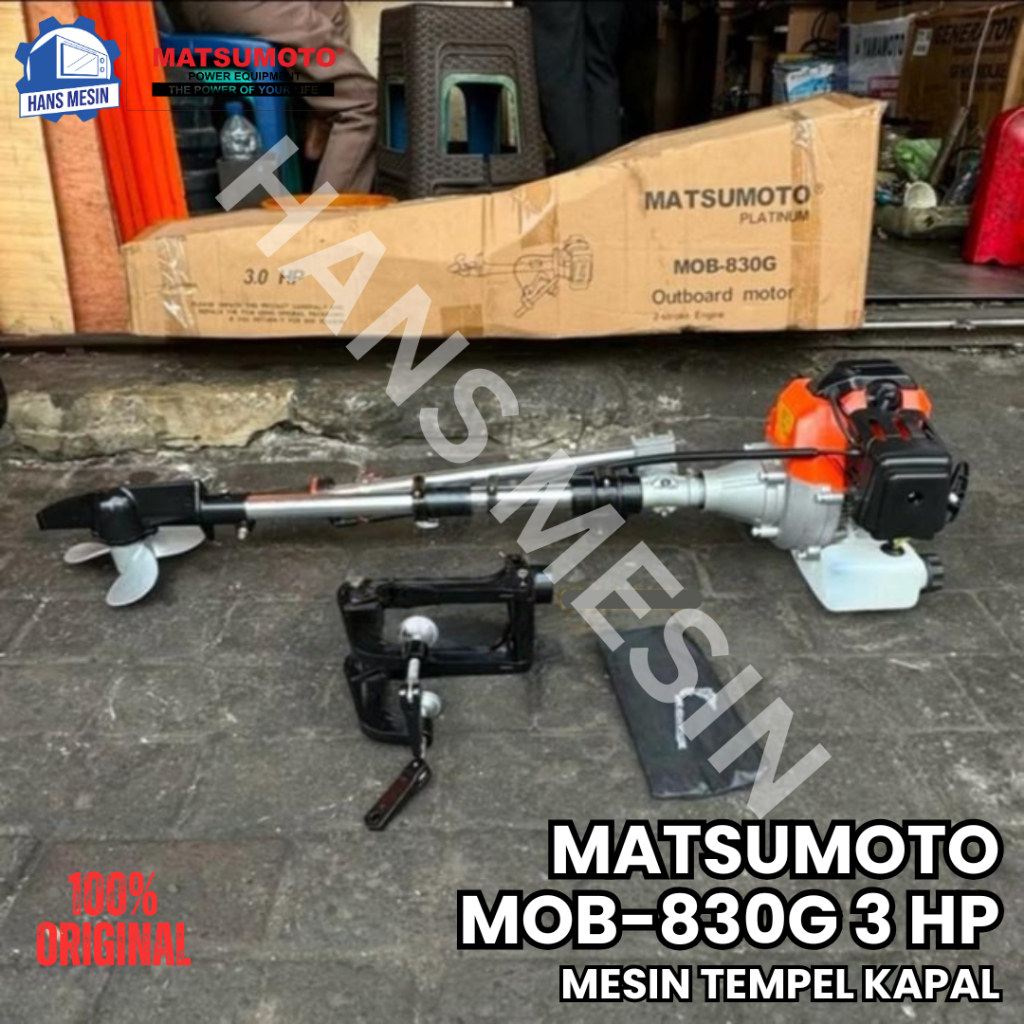 Mesin Tempel 3 PK Outboard Matsumoto MOB-830G
