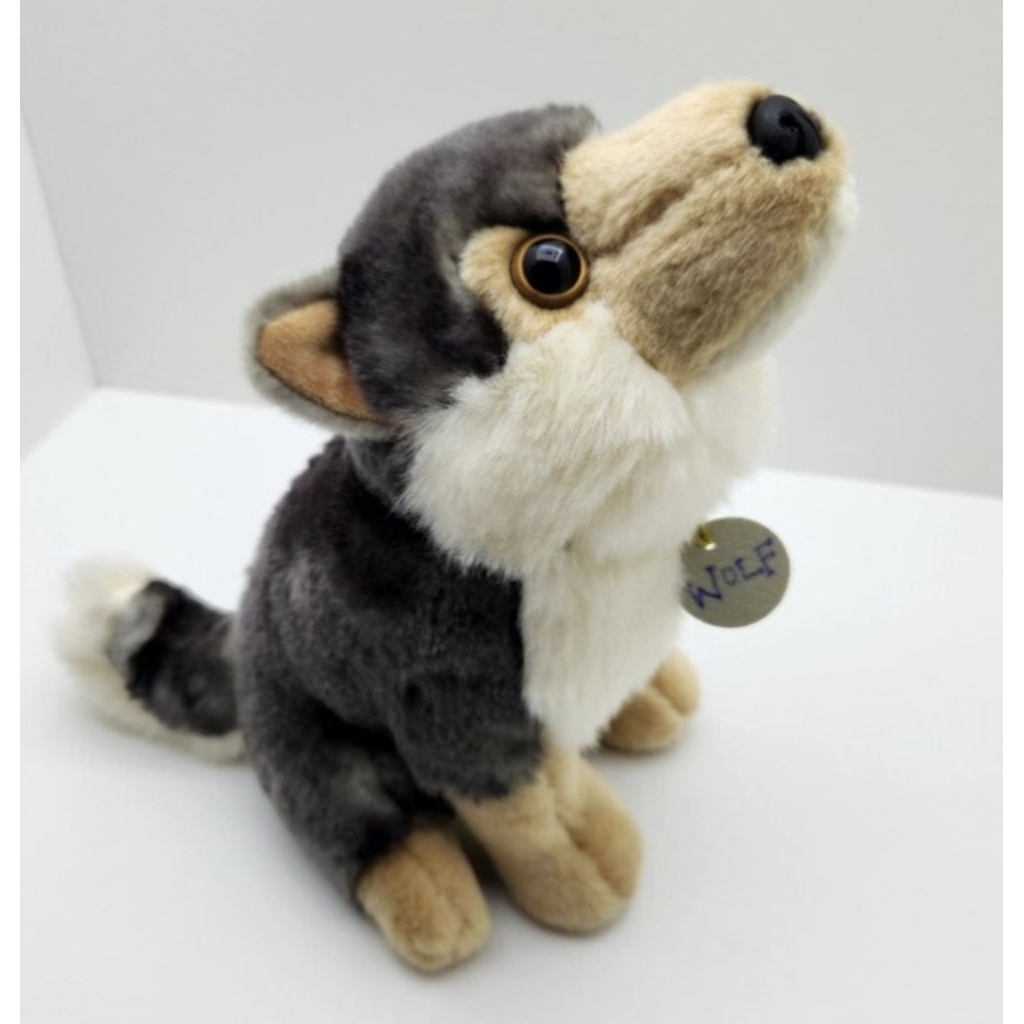 Boneka Hewan Serigala /Wolf Duduk