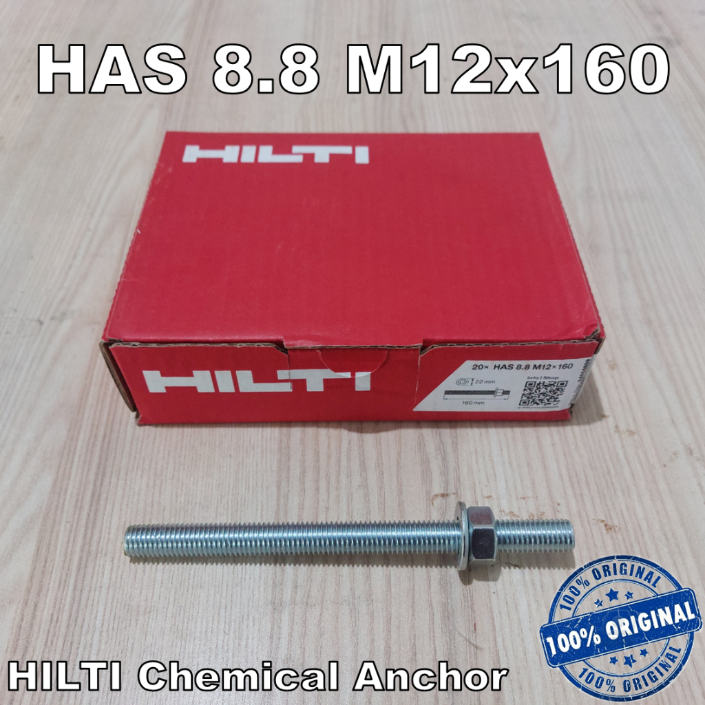 Angkur HILTI HAS 8.8 M12x160 | HILTI Chemical Angkur