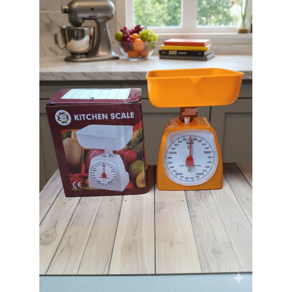 Timbangan Kue GSF Analog 2kg/2kgGsf-4016-Timbangan Kue Murah / timbangan kue merah / timbangan 2 kg
