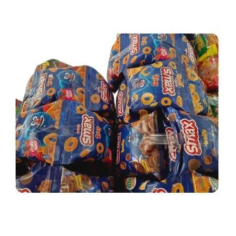 Snack smax ring balls isi 10 bungkus / renteng @ 20grVarian- coklat
- cheese pizza
- pedas manis