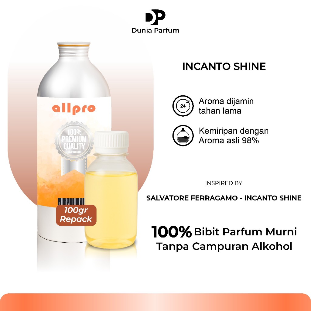 BIBIT PARFUM ALLPRO INCANTO SHINE INSPIRED BY SALVATORE FERRAGAMO - INCANTO SHINE