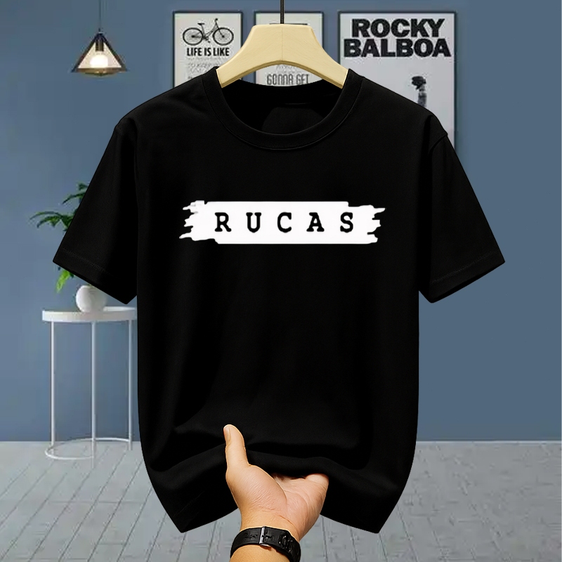 Kaos Rucas Pria Rucas T-shirt Casual Streetwear Katun Lembut Official Fashion