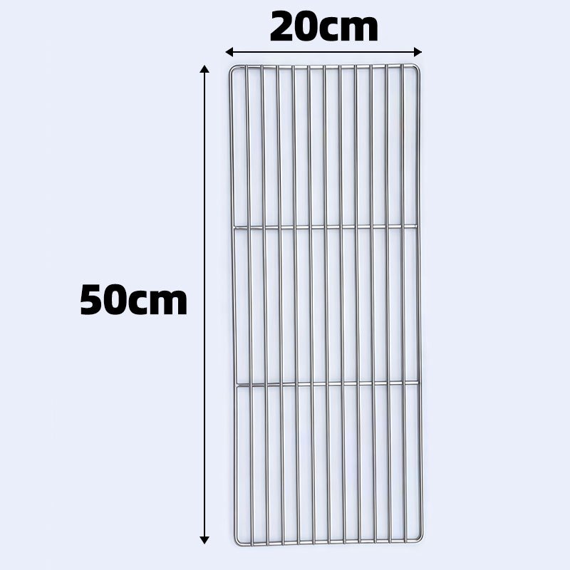 Panggangan Kawat Stainless / Jaring Panggangan BBQ / Serbaguna Kawat BBQ Anti Lengket