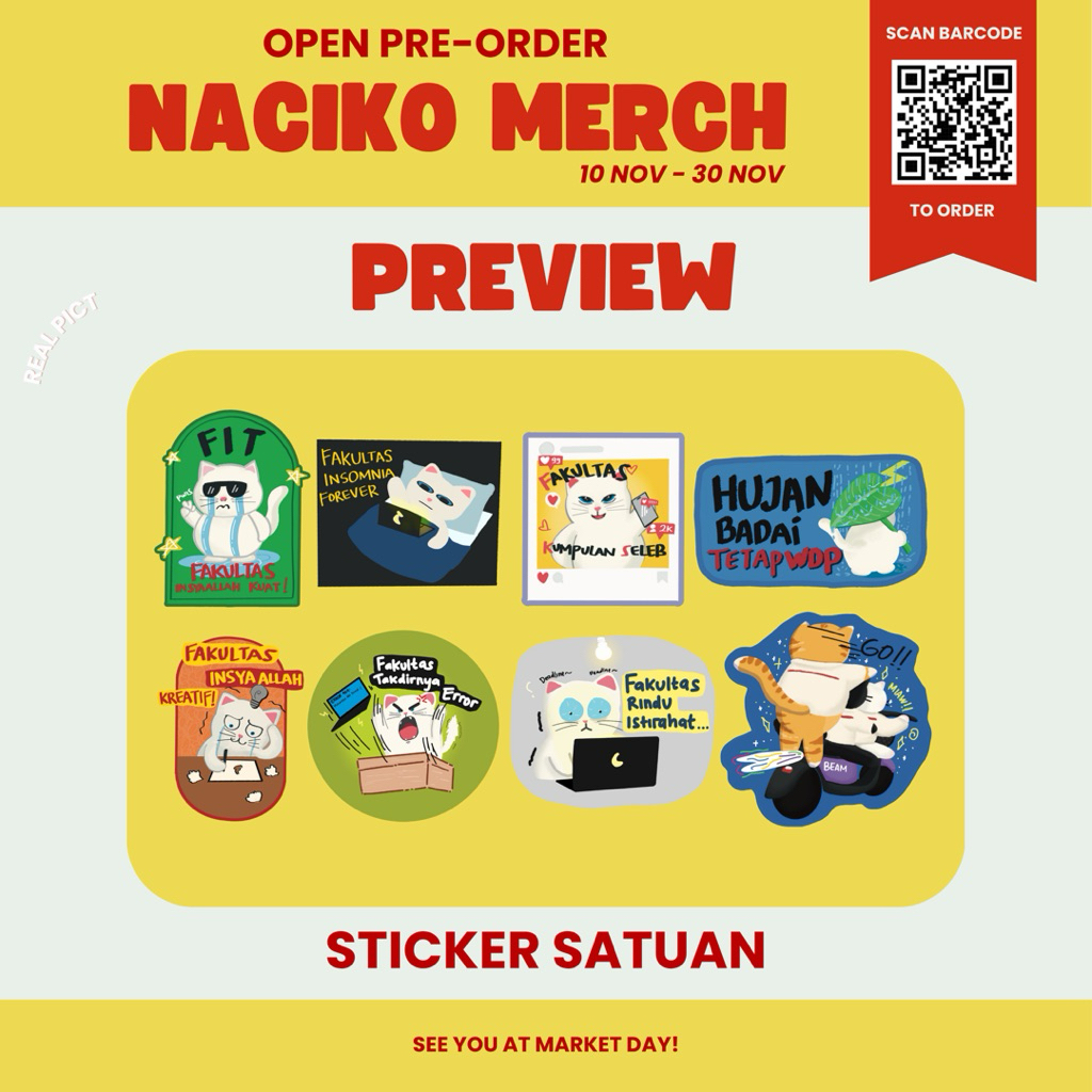 STICKER PIN BUTTON TELYU | merch telkom university