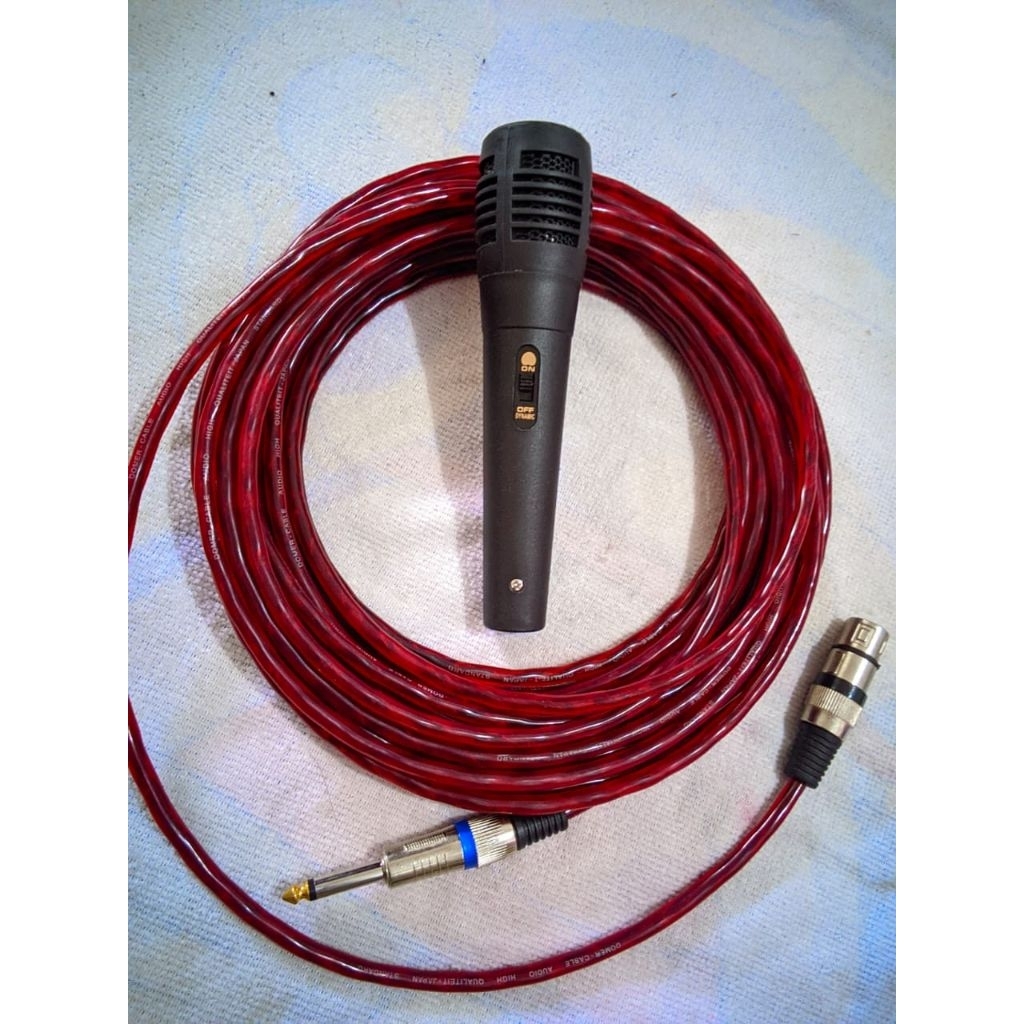 mic kabel panjang kabelnya 10meter