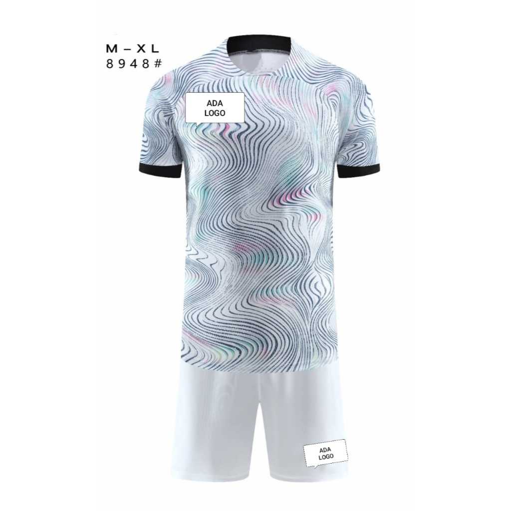 SETELAN JERSEY FUTSAL / JERSEY BOLA / BAJU FUTSAL GO 8948# PUTIH-MODEL LIF-ER-POL