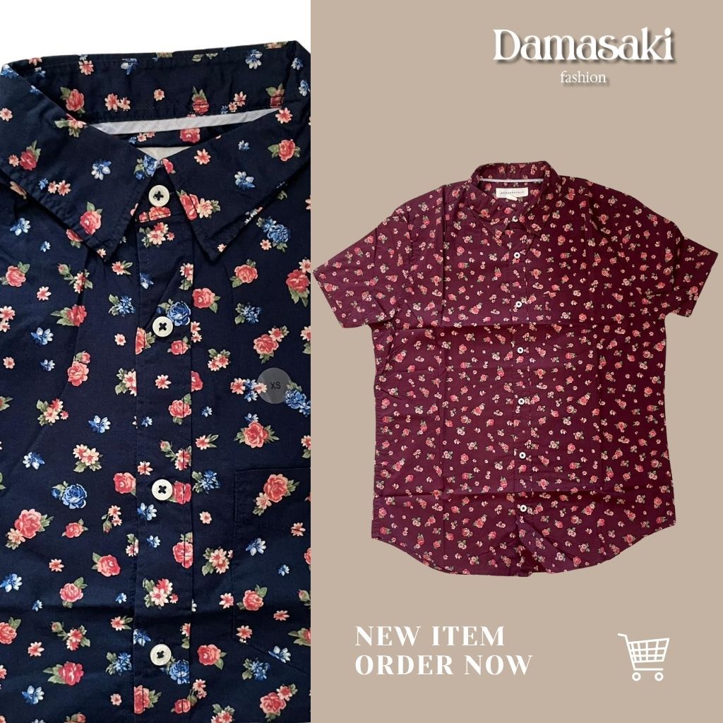 AEROPOSTALE Kemeja Pria Shirt Resort Flower