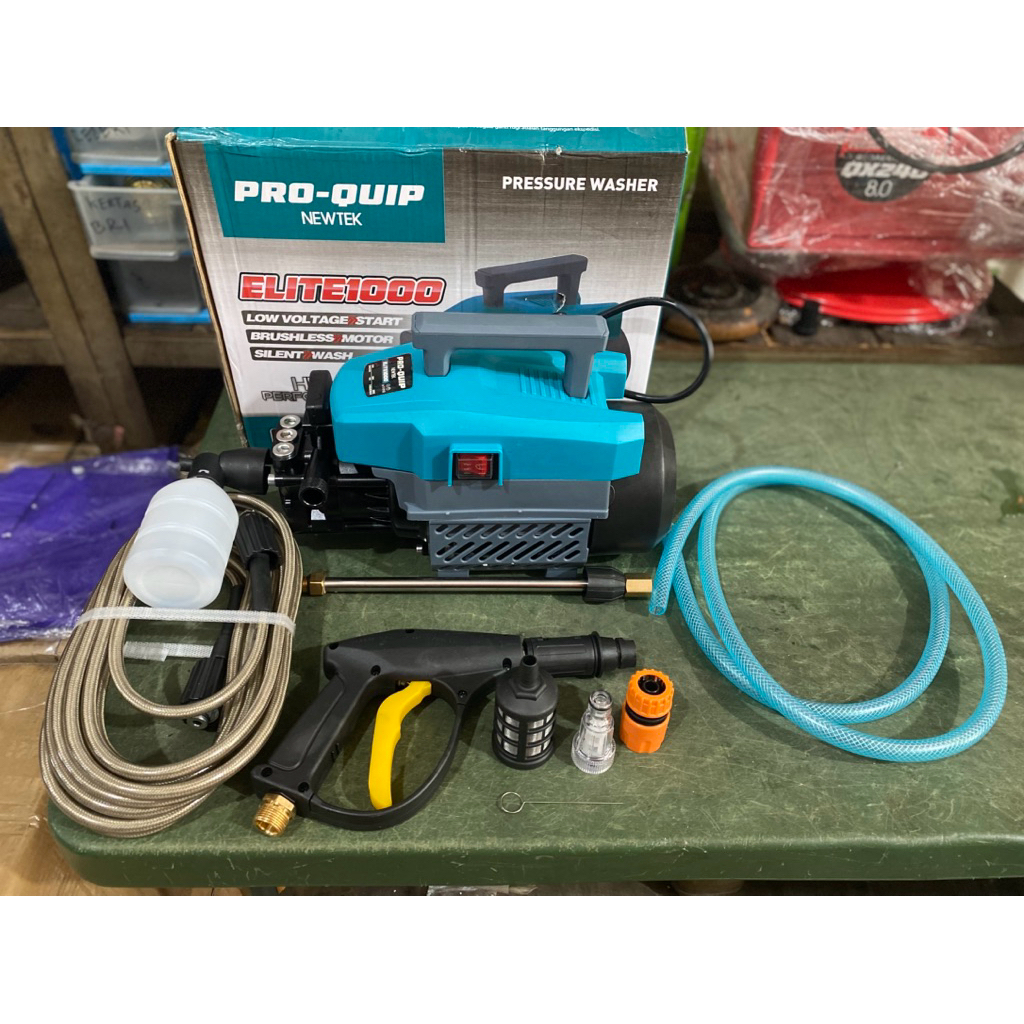 Mesin jet cleaner PROQUIP ELITE 1000 700watt / Pressurewasher alat steam cuci mobil & motor
