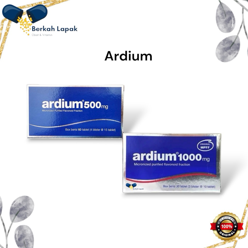 Ardium Tablet - Obat Wasir/ Ambeyen dan Varises