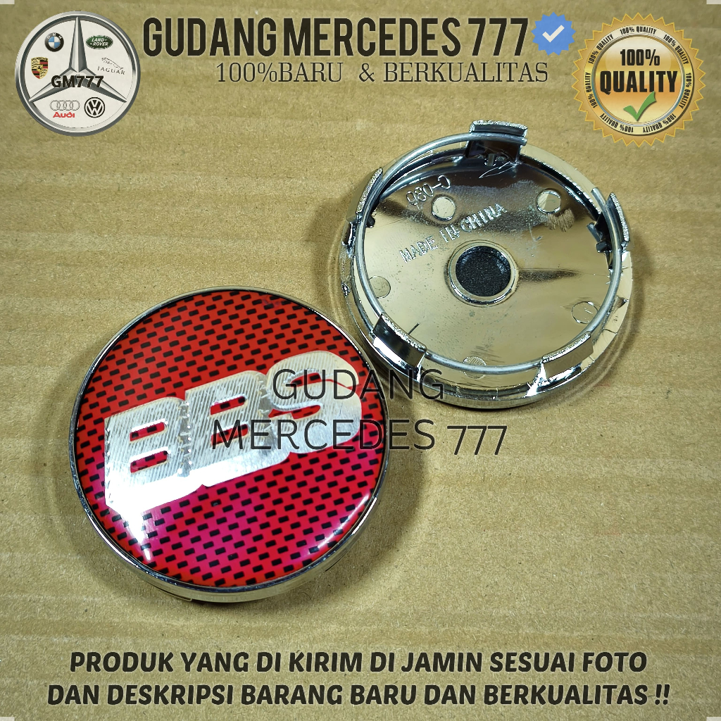 DOP RODA VELG LOGO BBS WHEEL CENTER CAPS 60MM DOP VELG BBS 6CM