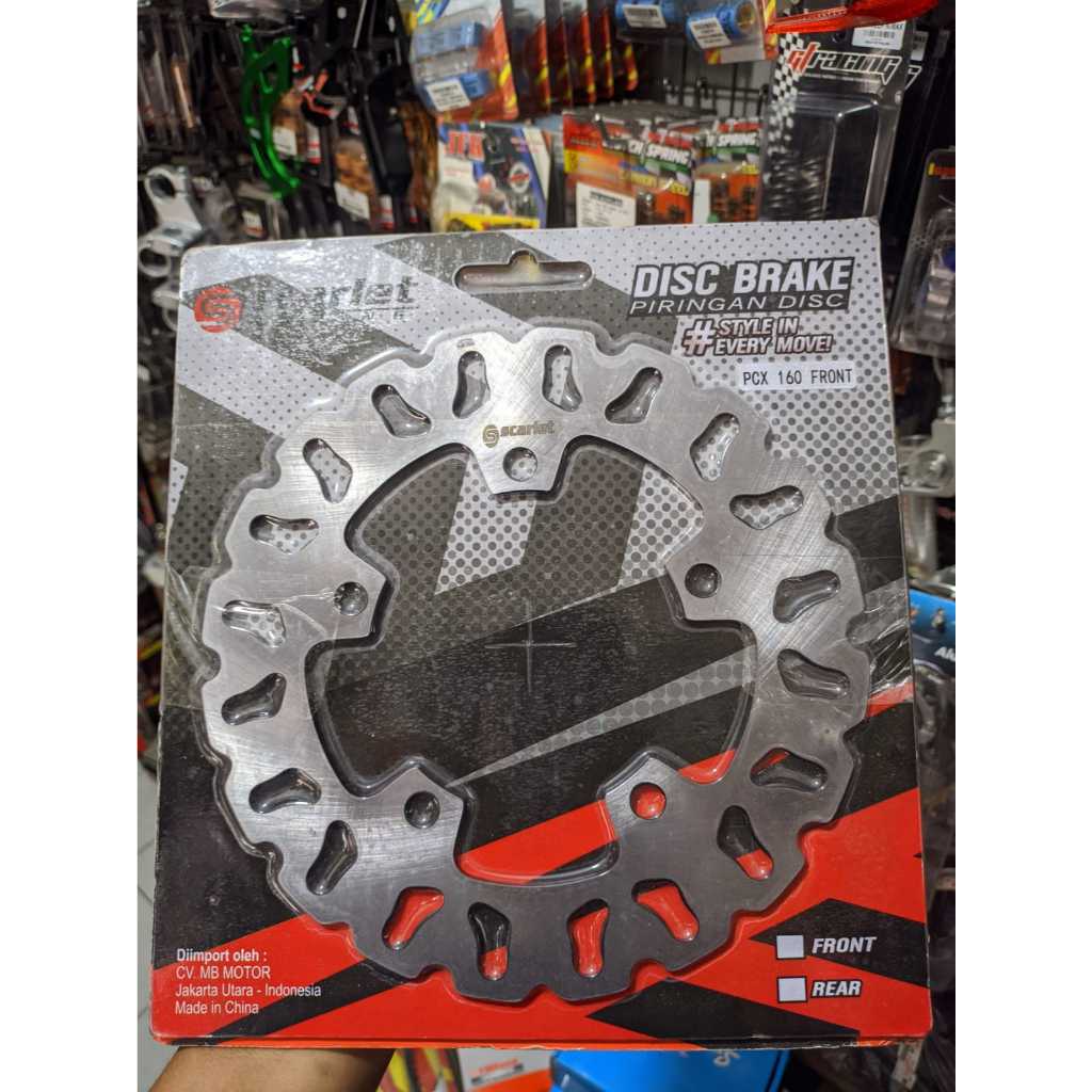 DISC PIRINGAN SCARLET DEPAN BELAKANG PCX160 PCX 160