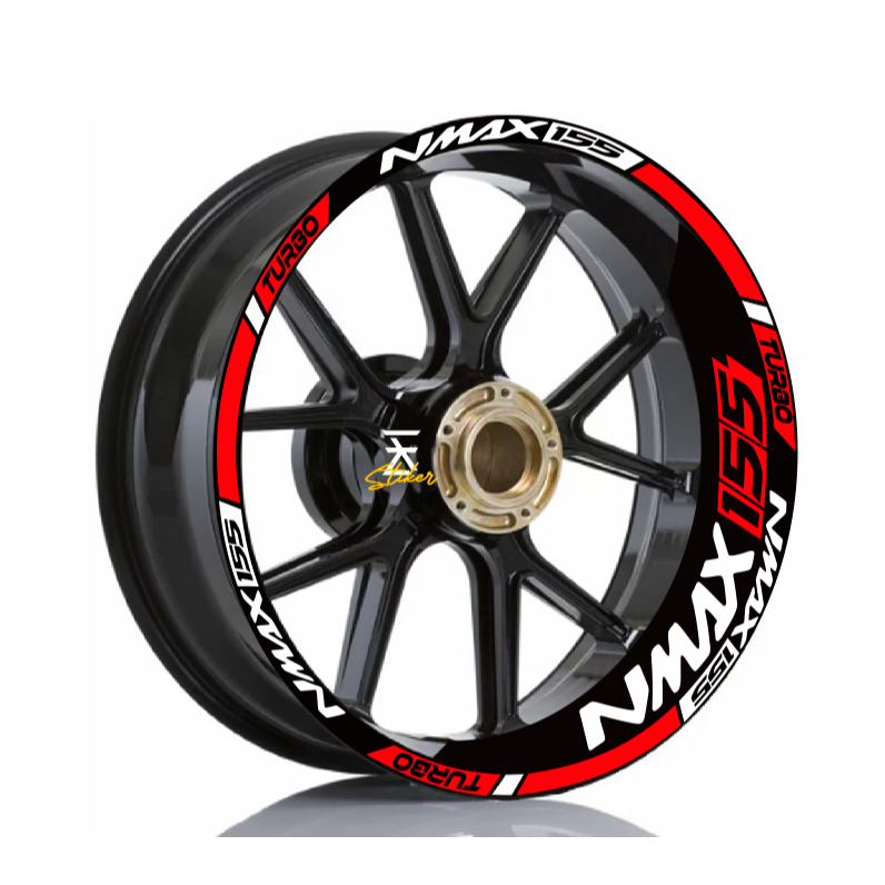 STIKER VELG NMAX TURBO STICKER VELG NMAX 155 TURBO