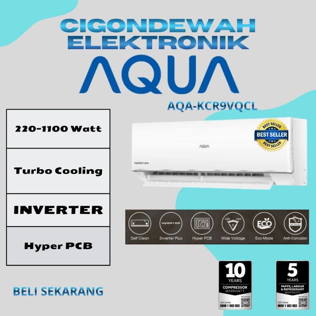 AC AQUA AQA-KCR9VQCL INVERTER 1 PK
