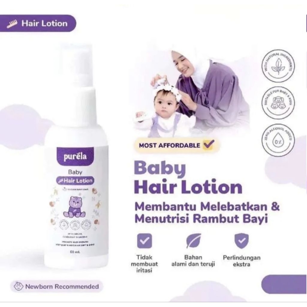 PURELA BABY HAIR LOTION|HAIR LOTION 100ML