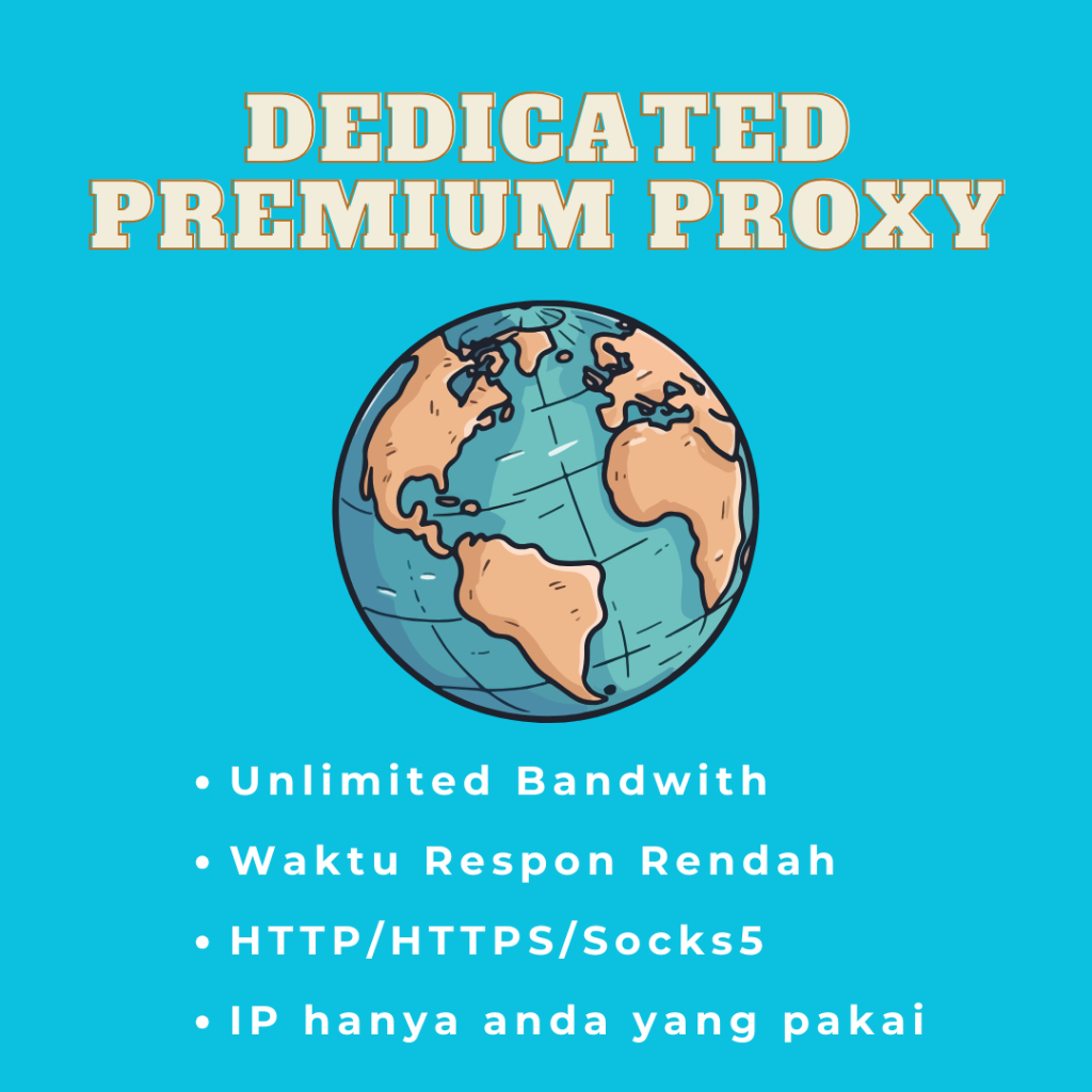 Dedicated Premium Proxy HIGH SPEED SUPPORT HTTP/HTTPS/SOCKS5