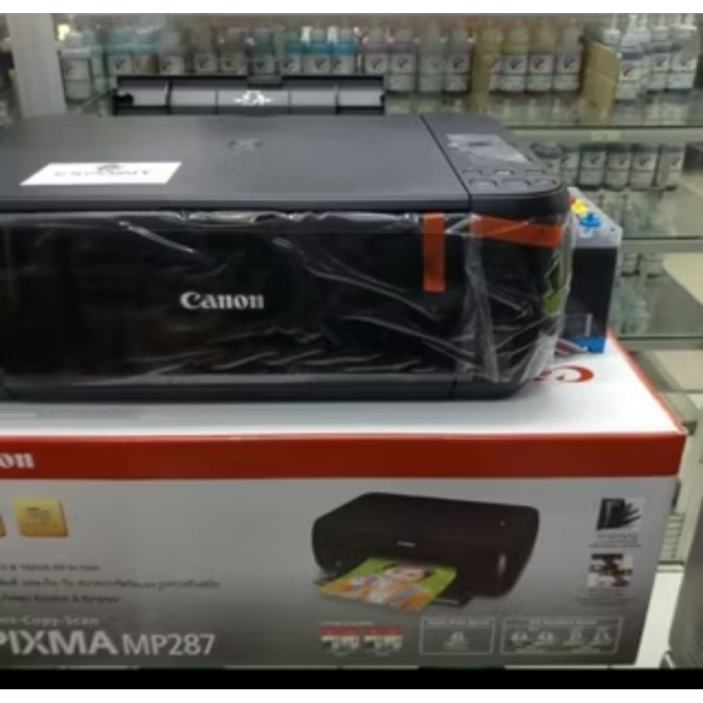 printer bekas canon pixma mp287 siap pakai khusus daerah banyuwangi, genteng, jember jawa timur