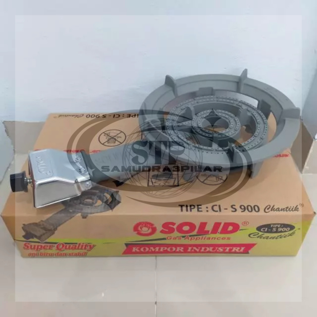 SAMUDRA Kompor 1 Tungku Besar SOLID S900 Kompor Industri Bahan Besi Kuat