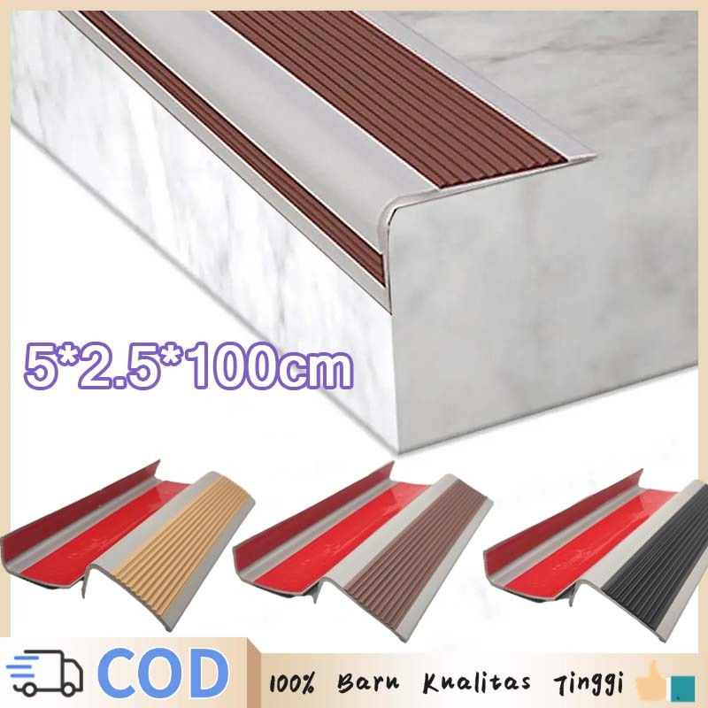 1 Meter Anti Slip Tangga Lis Tangga Lis Tangga Anti Slip Anti Licin Tangga Strip Anti-selip Pvc
