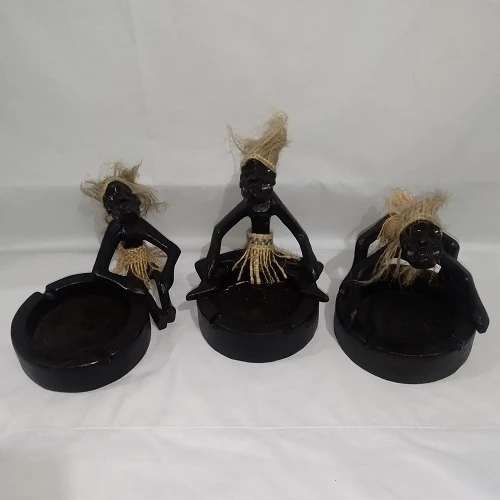 Asbak Kayu Jati Asmat Unik Souvenir Pernikahan Barang Furniture Rumah Tangga Asbak