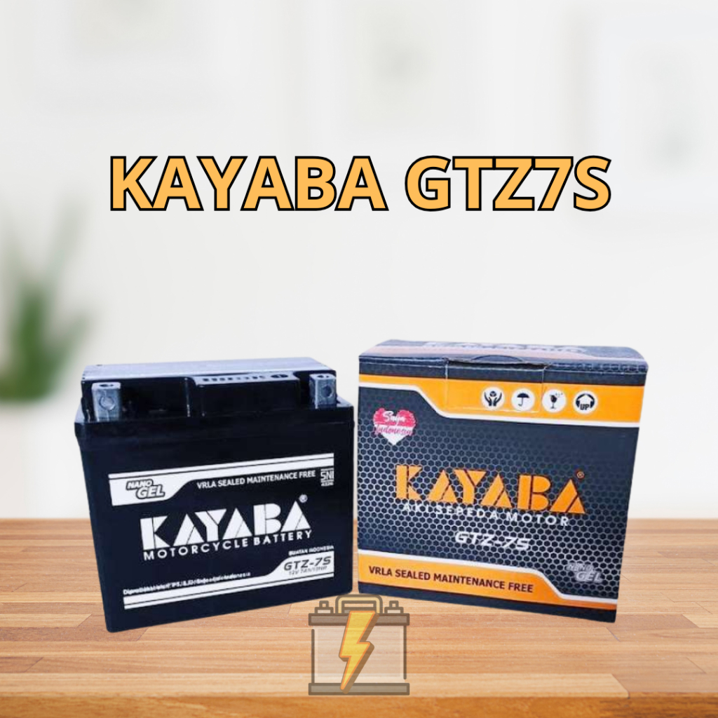 Aki motor vario 125 vario 150 Kayaba Gtz7s 12v 7ah