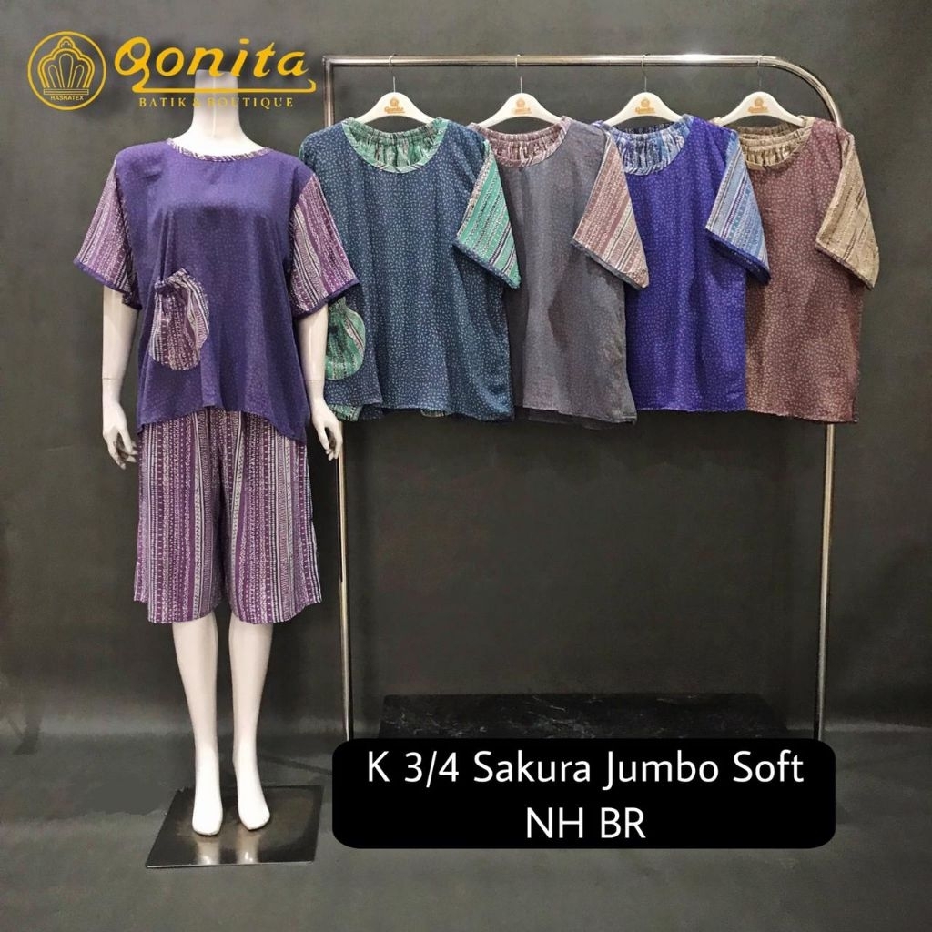 setelan celana qonita //batik qonita//batik pekalongan ori