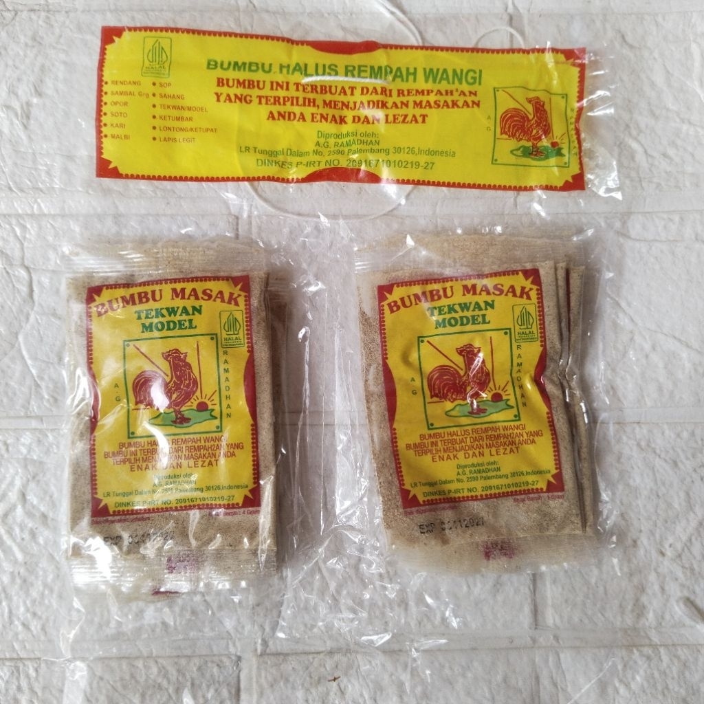 BUMBU MASAK TEKWAN MODEL CAP AYAM JAGO 1 BUNGKUS