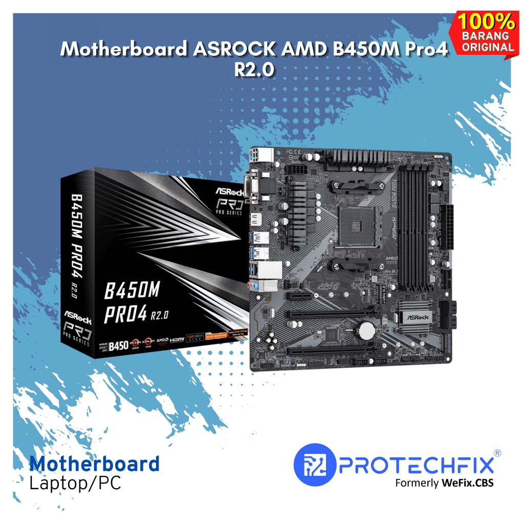 Motherboard ASROCK AMD B450M Pro4 R2.0