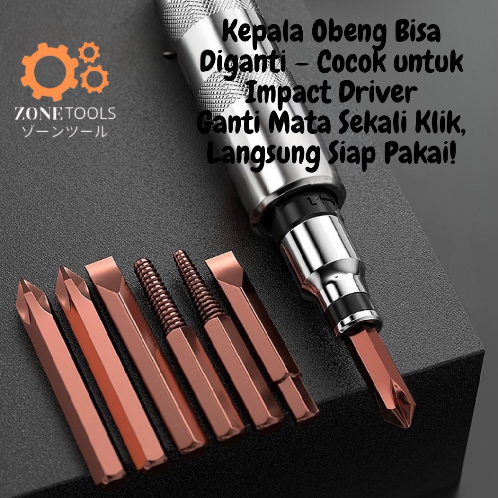 Kapusi Obeng Impact 12pcs