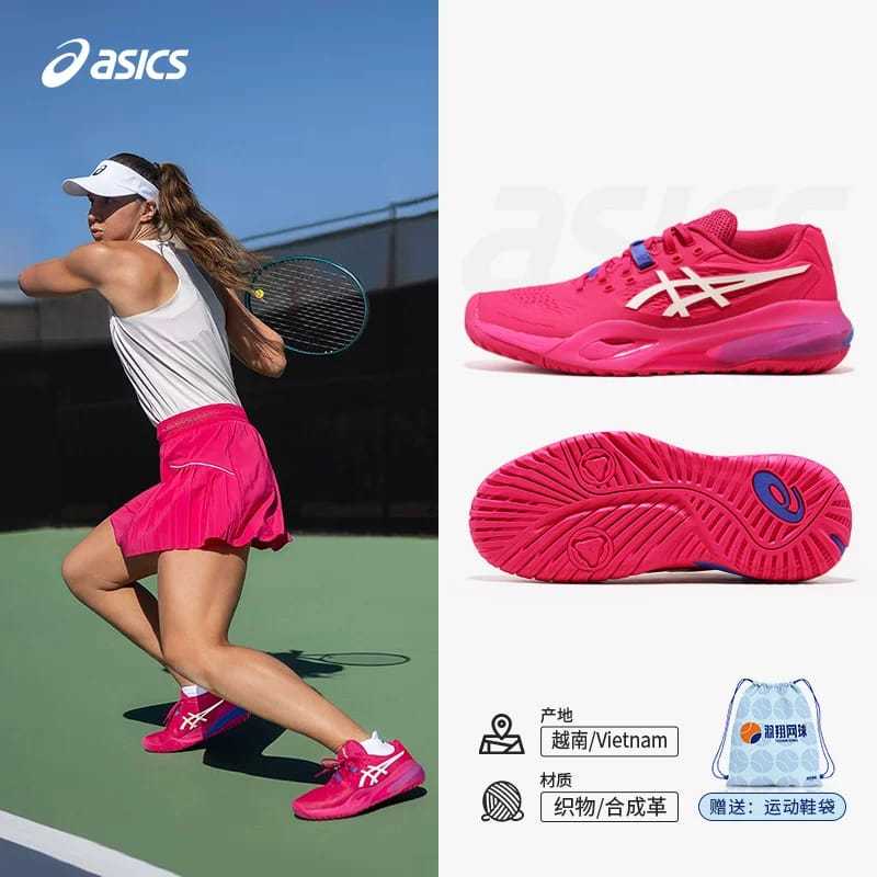 Shoes Tennis Badminton Padle Pink Women Gel-Resolution Original