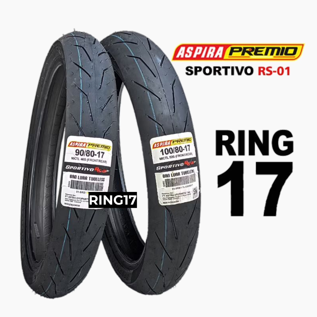 ASPIRA PREMIO SPORTIVO RS-01 RING 17 BAN TUBELESS