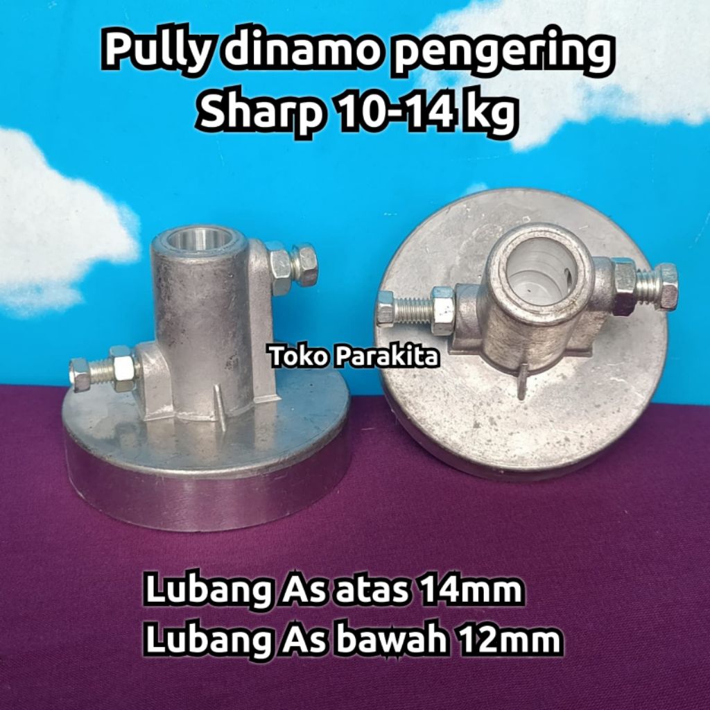 Pully dinamo pengering mesin cuci sharp 14kg