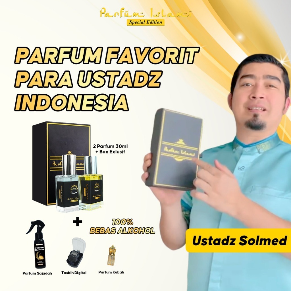 PARFUM ISLAMI CASTURI ISLAMI PRIA SPECIAL EDITION PAKET 30ML - Parfum Premium Favoritnya Para Artis 