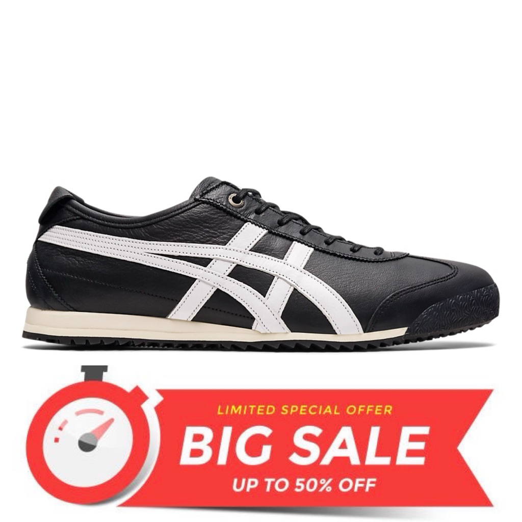Sepatu Sneakers 100% Authentic Onitsuka Tiger Super Deluxe Black White