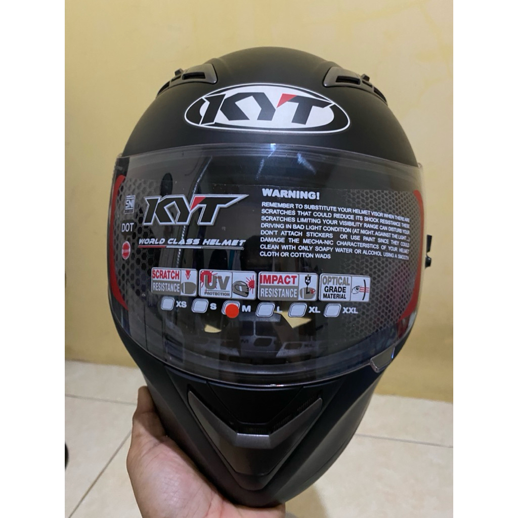 Helm full face KYT FALCON 2 (second) , KYT, Full Face