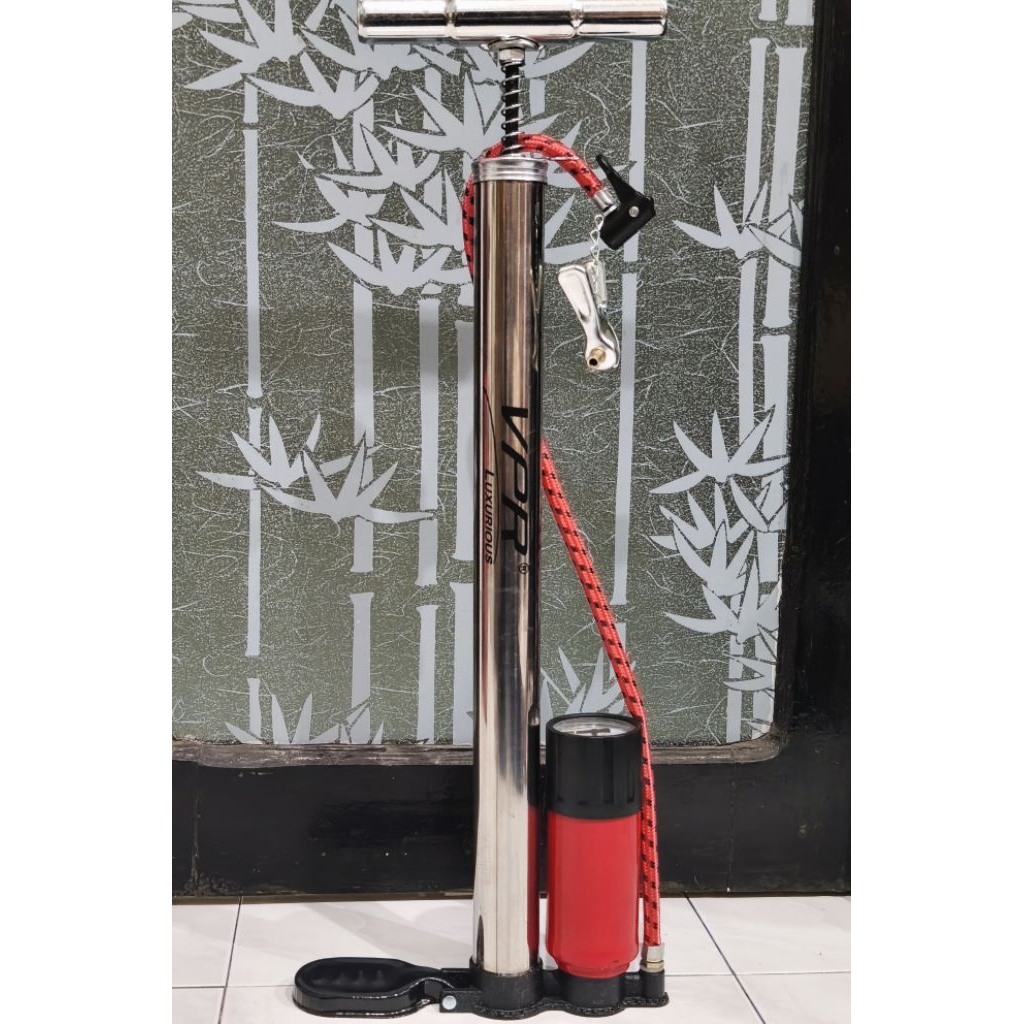 Pompa Sepeda dan Motor Tabung Besi Chrome merk YSK/VPR