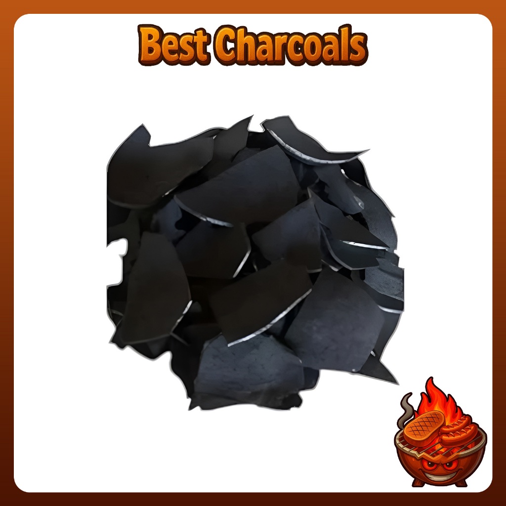 Arang Kayu Batok Kelapa Briket Brongkol Cube Hexagonal Premium BBQ Ekspor